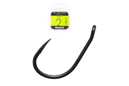 MUSTAD ULTRA NP CARP XV2 WIDE GAPE 1 10DB/CSOMAG