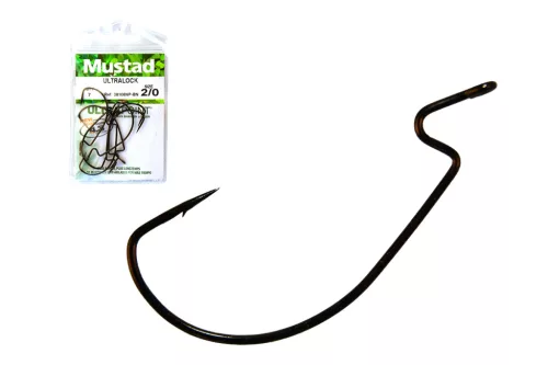 MUSTAD LIGHT WIRE SOFT PLASTIC HOOK 2/0 7DB/CSOMAG