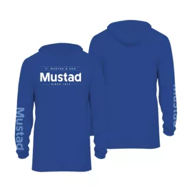 BLUE BRAND LONGSLEEVE UV WITH HOOD - REPREVE+SPANDEX XXXL