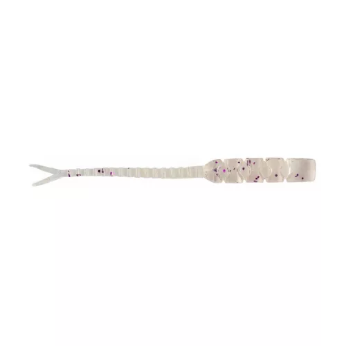 MUSTAD AJI HELLGRAMITE 2   CLEAR PURPLE GLITTER 12DB/CSOMAG