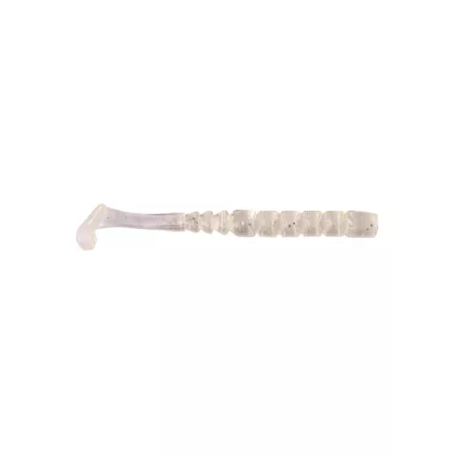 MUSTAD AJI PADDLE TAIL 2   CLEAR LUMINOUS SILVER GLITTER 12DB/CSOMAG