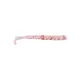 MUSTAD AJI PADDLE TAIL 2   UV CLEAR RED GLITTER 12DB/CSOMAG