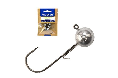 MUSTAD  BALL JIG HEAD W/KEEPER 4/0 15G 25PCS LEAD