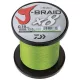 Tekercs Vége Daiwa J-Braid X8 Chartreuse 0,42mm 105méter