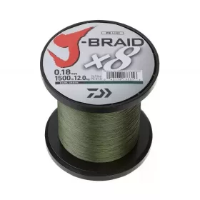 Tekercs Vége Daiwa J-Braid X8 Zöld 0,10mm 65méter