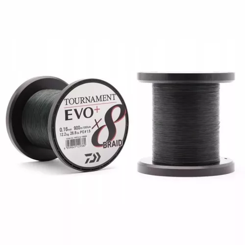 Tekercs Vége Daiwa Tournament X8 Braid EVO+ zöld 0,08mm 40méter