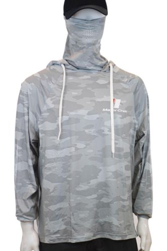 MAJOR CRAFT SUN PROTECTION HOODIE UV ÁLLÓ KAPUCNIS FELSŐ XL Light Gray