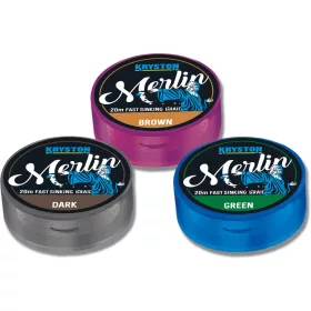 Kriston Merlin Fast Sinking Supple Braid 25Lbs 20m Brown