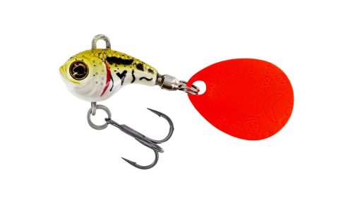 DropBite Tungsten Spin Tail Jig 2cm 13g Pearl Stickleback
