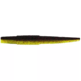 WESTIN Ned Worm Curl 9cm 5g Black/Chartreuse 6pcs
