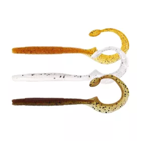 WESTIN Ned Worm Curl 12cm 3g Clear Water Mix7 5pcs