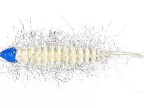 WESTIN NEEDLE BUG 6,5CM BABY BLUE/WHITE  5PCS  GARLIC/CHEESE