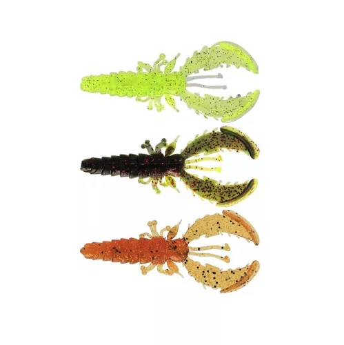 WESTIN CreCraw Slim Creaturebait 5,5cm 1,5g Floating Dark Water Mix 22 - 6pcs