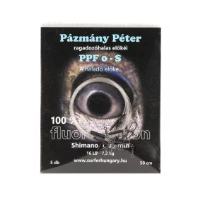   PÁZMÁNY ELŐKE Fluorocarbon Előke 0,51mm / 25cm / 25LB / 11.4kg  5 db/csomag