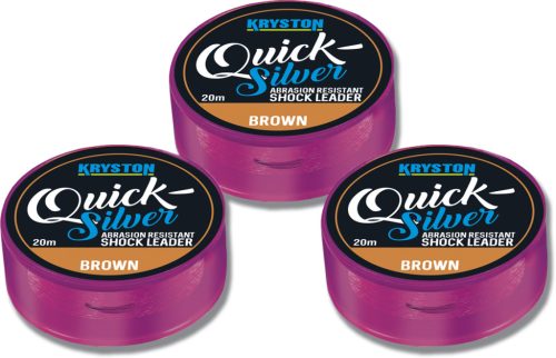 Quicksilver Shock Leader 45lbs 20m Brown