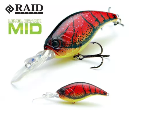 RAID LEVEL CRANK MID 59mm 10.5gr 019 American Yashizari