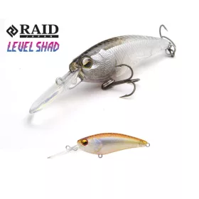RAID LEVEL SHAD 50.3mm 4.3gr Su 010 Jewel Wakasagi