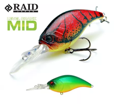 RAID LEVEL CRANK MID 59mm 10.5gr 002 Shimanashi Tiger