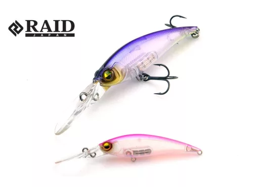 RAID LEVEL SHAD SPRINTER 68MR 68mm 5.9gr 007 Skeleton Candy