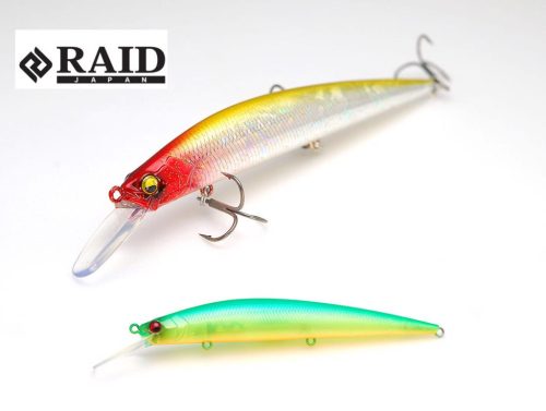 RAID LEVEL MINNOW PLUS 125mm 14gr 006 Lime Chart