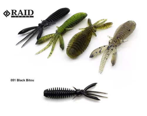 RAID EGUBUG 2.5" 6.3cm 051 Black Bitou