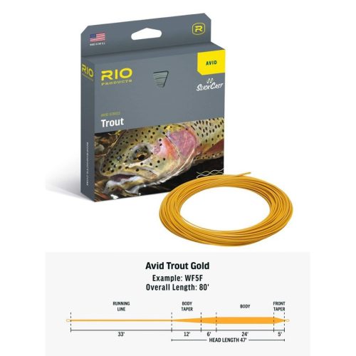 Rio Trout Avid Series Gold WF4-F WF4-F