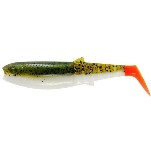 Savage Gear Cannibal Shad 10 cm 2023-as Csomagolt Olive Hot Orange