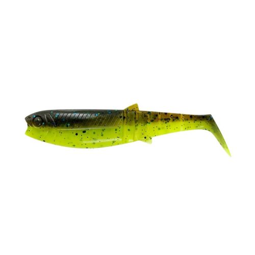 Savage Gear Cannibal Shad 10 cm 2023-as Csomagolt Chartreuse Pumpkin