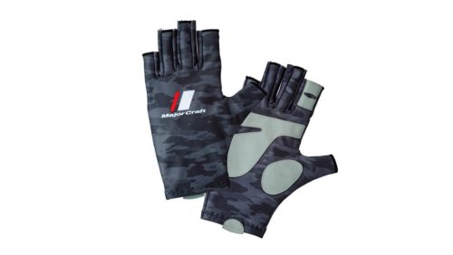 MAJOR CRAFT UV-CUT GLOVE NYÁRI UV KESZTYŰ L Dark Gray Camo