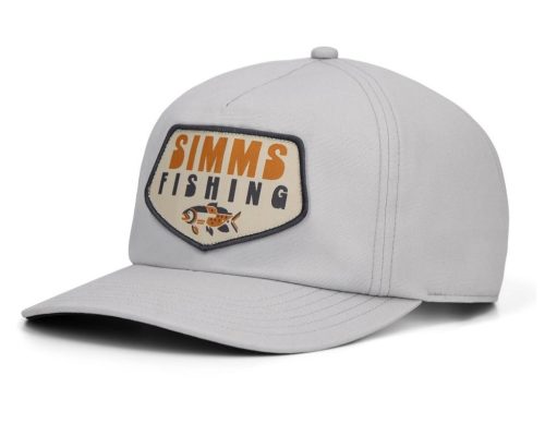Simms Double Haul Cap Overcast Abstract Bass