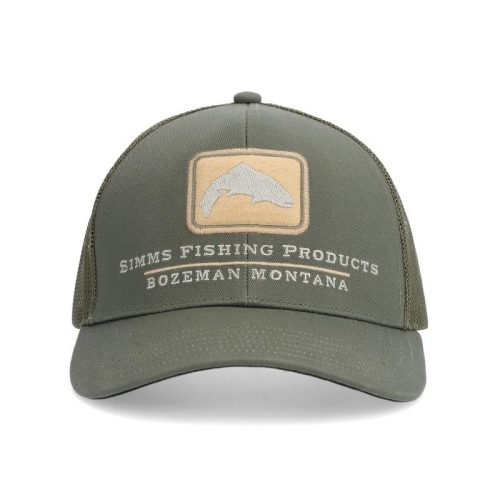 Simms Double Haul Icon Trucker Smokey Olive