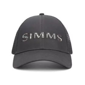 Simms Single Haul Trucker Back Eddy Camo Fill Slate