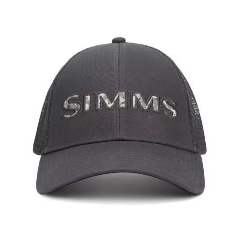 Simms Single Haul Trucker Back Eddy Camo Fill Slate
