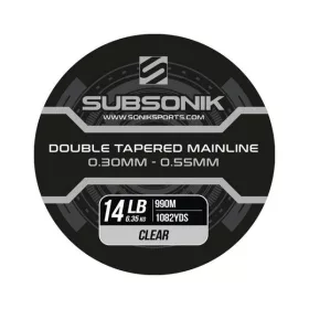   SUBSONIK DOUBLE TAPERED MAIN LINE CLEAR 16LB 990m (3x330) FELVASTAGODÓ FŐZSINÓR