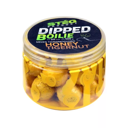Stég Dipped boilie 100g 20 mm Honey-Tigernut