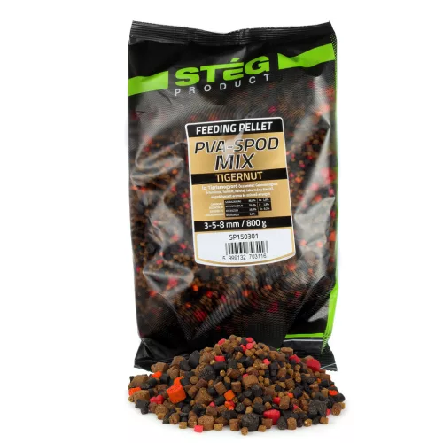 Stég Pva-Spod Mix 3-5-8mm 800g Tigernut