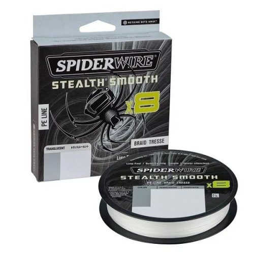 SpiderWire Stealth® Smooth8 x8 PE Braid Translucent 150méter 0,11mm