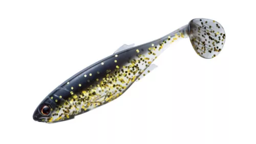 MAJOR CRAFT STABI SHAD FAT 3.5" 8.9cm #004 Black Gold