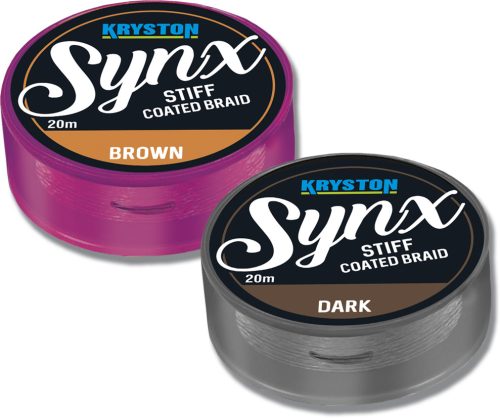 Synx Stiff Coated 20Lbs 20m Brown