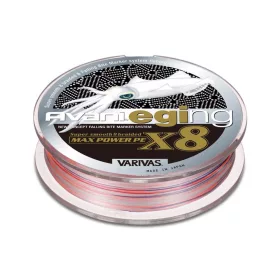   VARIVAS AVANI EGING MAX POWER PE X8 150m #0.6 14.5lbs White Orange Marking
