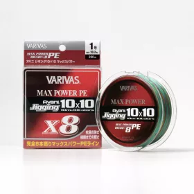   VARIVAS AVANI JIGGING 10x10 MAX PE X8 200m #1.2 24.1lb 10mx10 Color