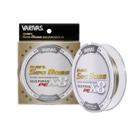   VARIVAS SEA BASS MAX POWER PE X8 150m #1.2 24.1lb Status Gold