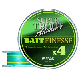   VARIVAS SUPER TROUT ADVANCE BAIT FINESSE PE X4 100m #0.8 0.148mm 15.0lb Green Fluo