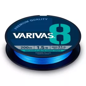   VARIVAS PE 8 BLUE EDITION 150m #1.2 0.185mm 23lb Fluo Ocean Blue