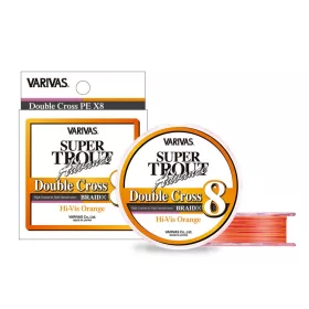   VARIVAS SUPER TROUT ADVANCE DOUBLE CROSS PE 8X 100m #0.8 11.4lb HI-VIS Orange