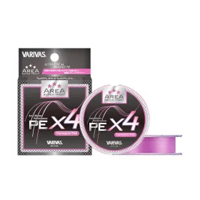   VARIVAS SUPER TROUT AREA PE X4 TOURNAMENT PINK #0.3 75m 6.7lb