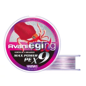   VARIVAS AVANI EGING MAX POWER PE X9 150m #0.8 18lbs White Marking