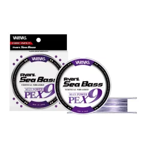   VARIVAS AVANI SEA BASS MAX POWER PE X9 150m #1.2 25lbs White Purple