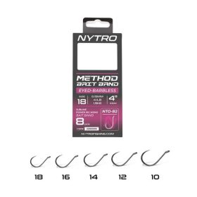   NYTRO NTO-B2 ELŐKÖTÖTT SZAKÁLL NÉLKÜLI CSALIGYŰRŰS METHOD ELŐKE 10 CM 16/0,17MM
