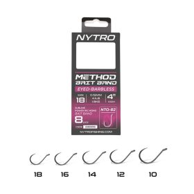   NYTRO NTO-B2 ELŐKÖTÖTT SZAKÁLL NÉLKÜLI CSALIGYŰRŰS METHOD ELŐKE 10 CM 18/0,15MM
